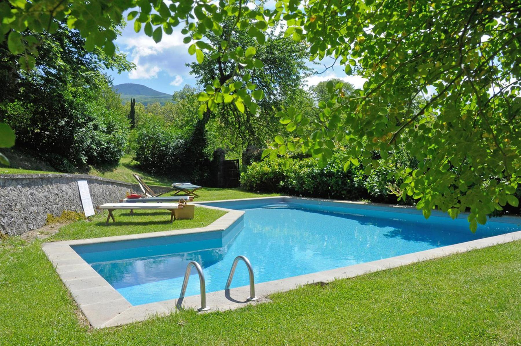 Vila Casa Di Pietro In Vivo D'Orcia, Pool Exteriér fotografie