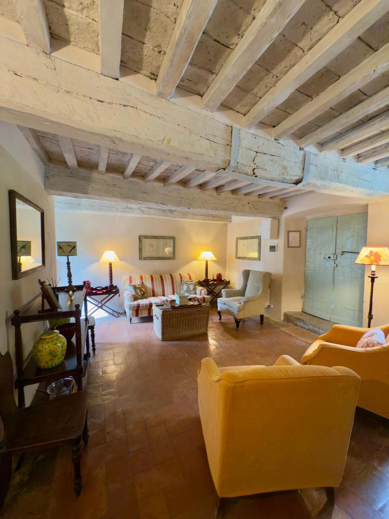 Vila Casa Di Pietro In Vivo D'Orcia, Pool Exteriér fotografie