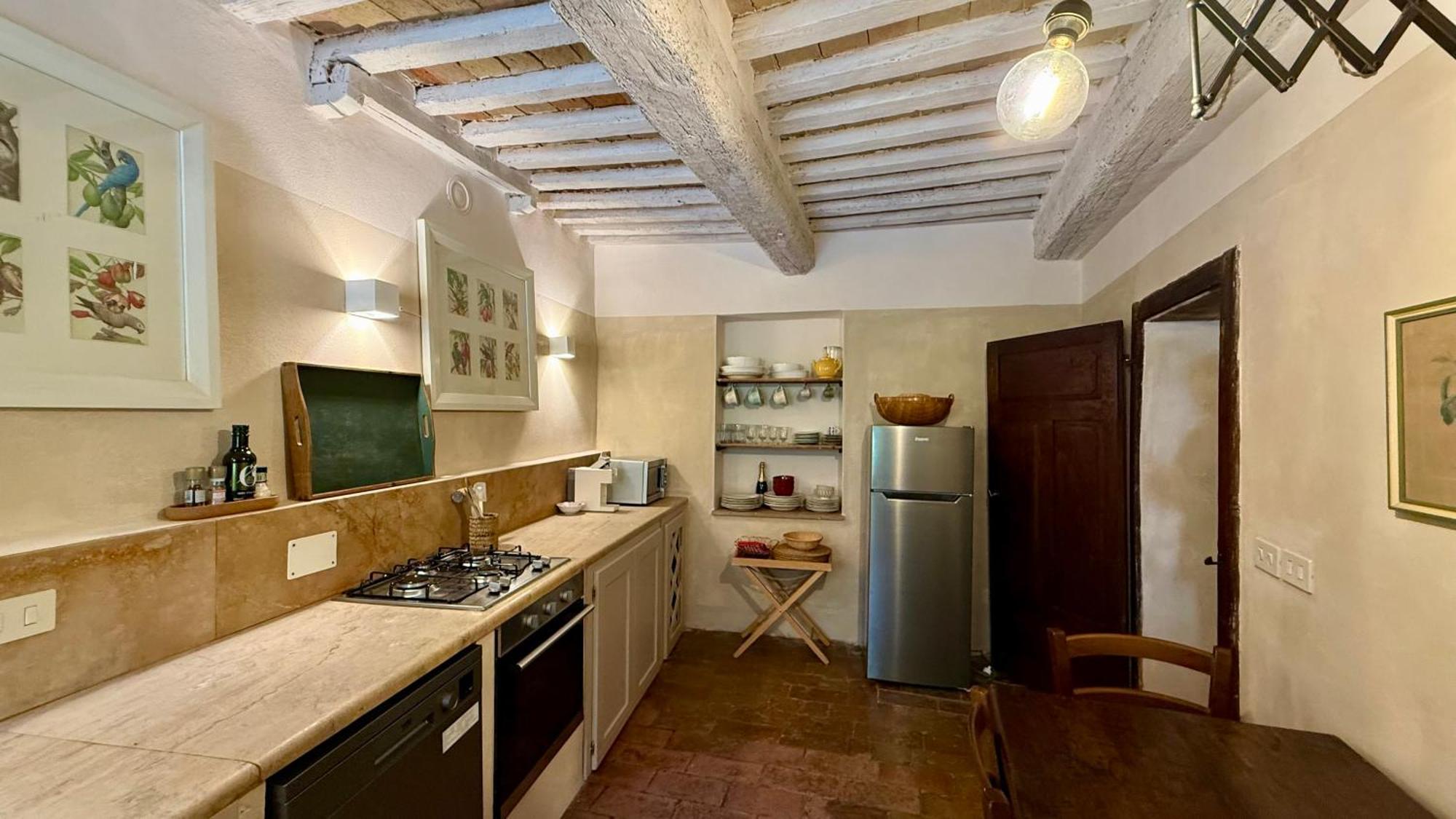 Vila Casa Di Pietro In Vivo D'Orcia, Pool Exteriér fotografie