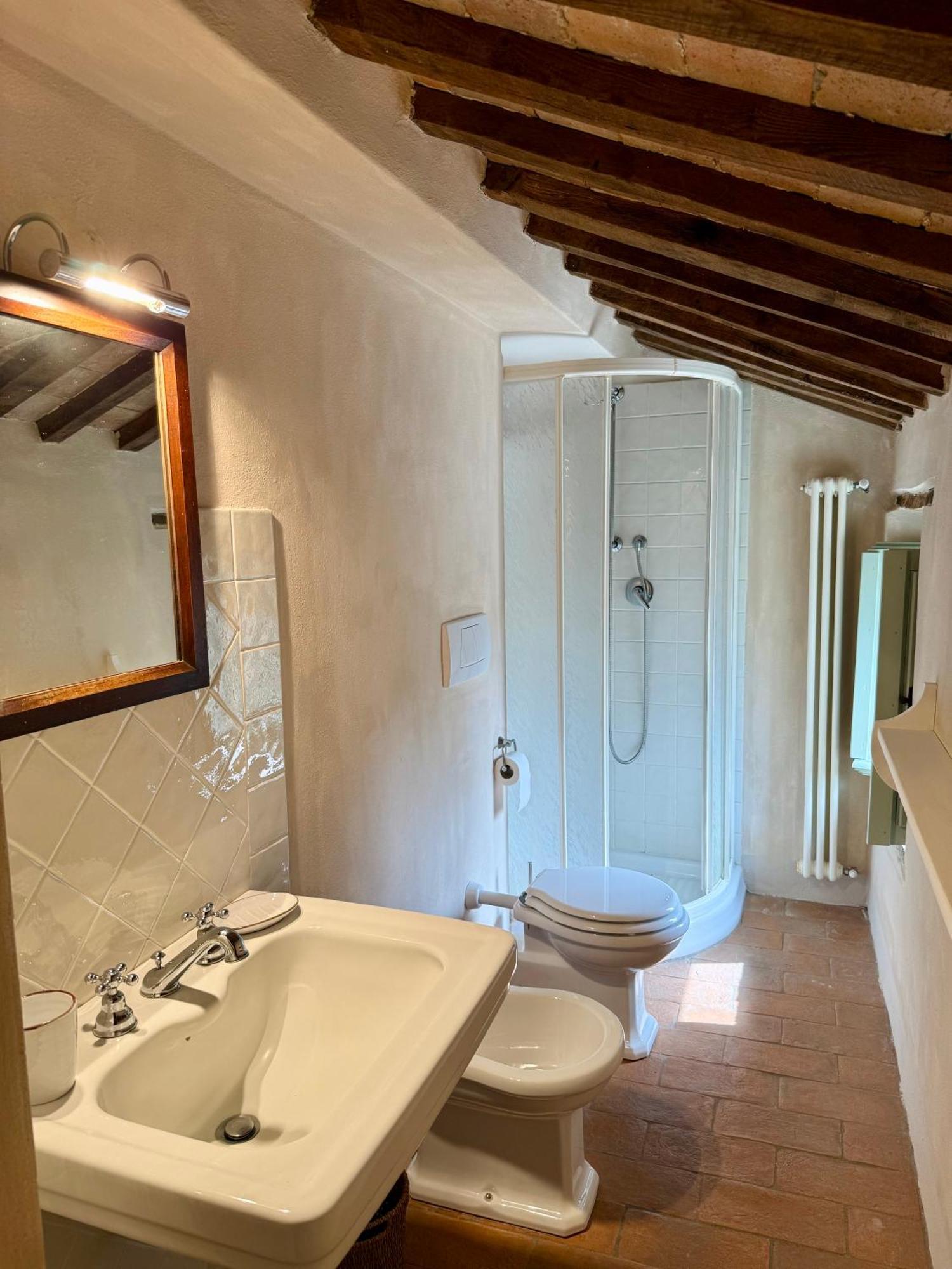 Vila Casa Di Pietro In Vivo D'Orcia, Pool Exteriér fotografie