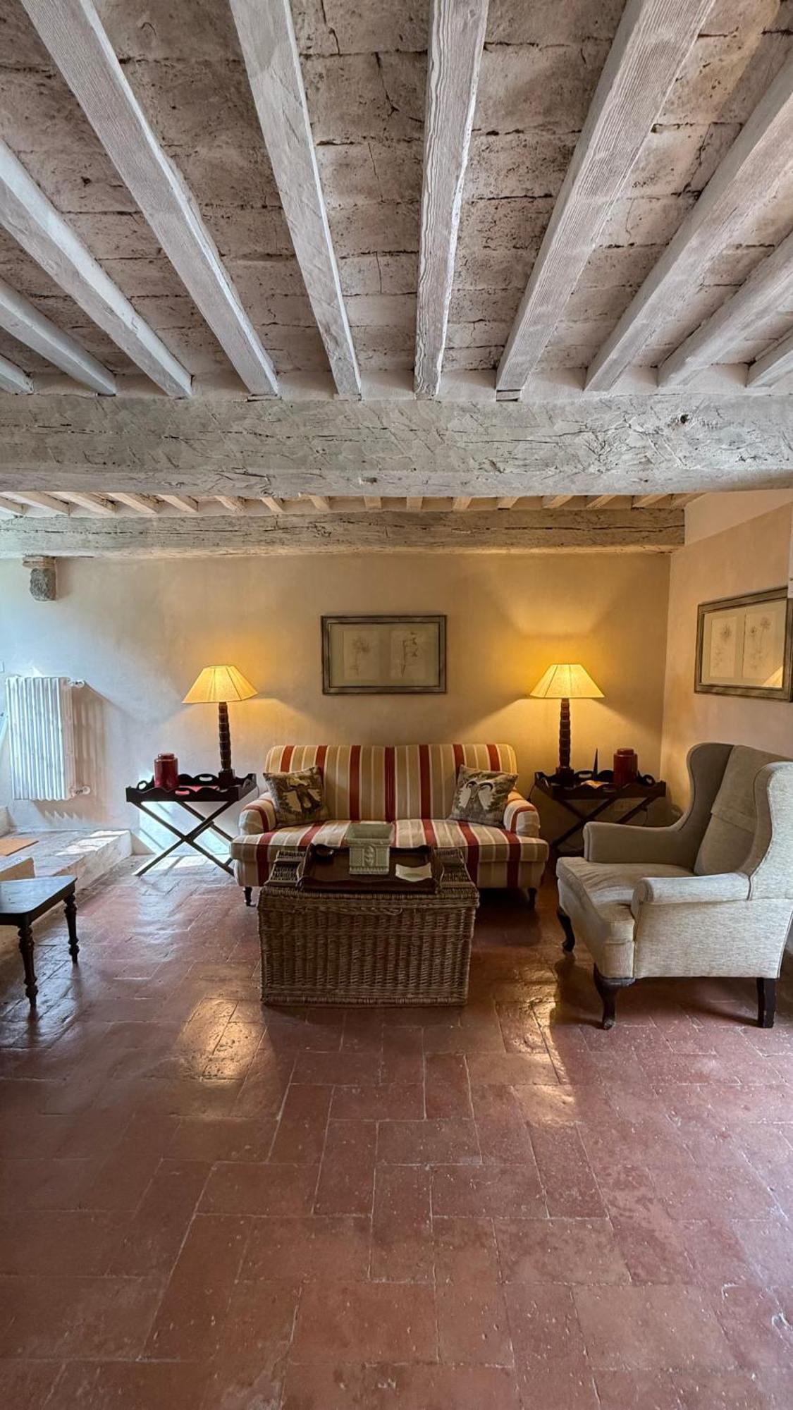 Vila Casa Di Pietro In Vivo D'Orcia, Pool Exteriér fotografie